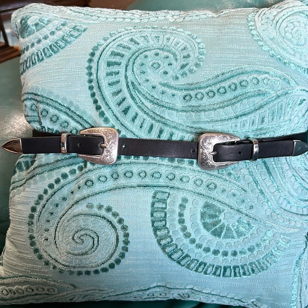 Western Double Buckle Belt - Picture 1 of 6